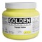 Golden Heavy Body Artist Acrylics - Titanate Yellow, 32 oz Jar